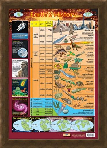Framed Framed Earth's History - From Precambrian to Holocene